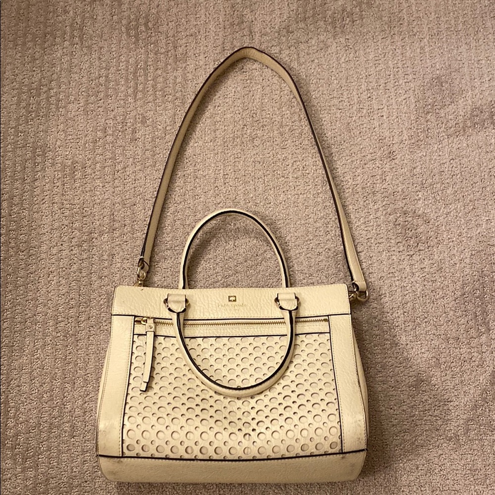 Kate Spade Cream Tote Bag - Picture 2 of 10